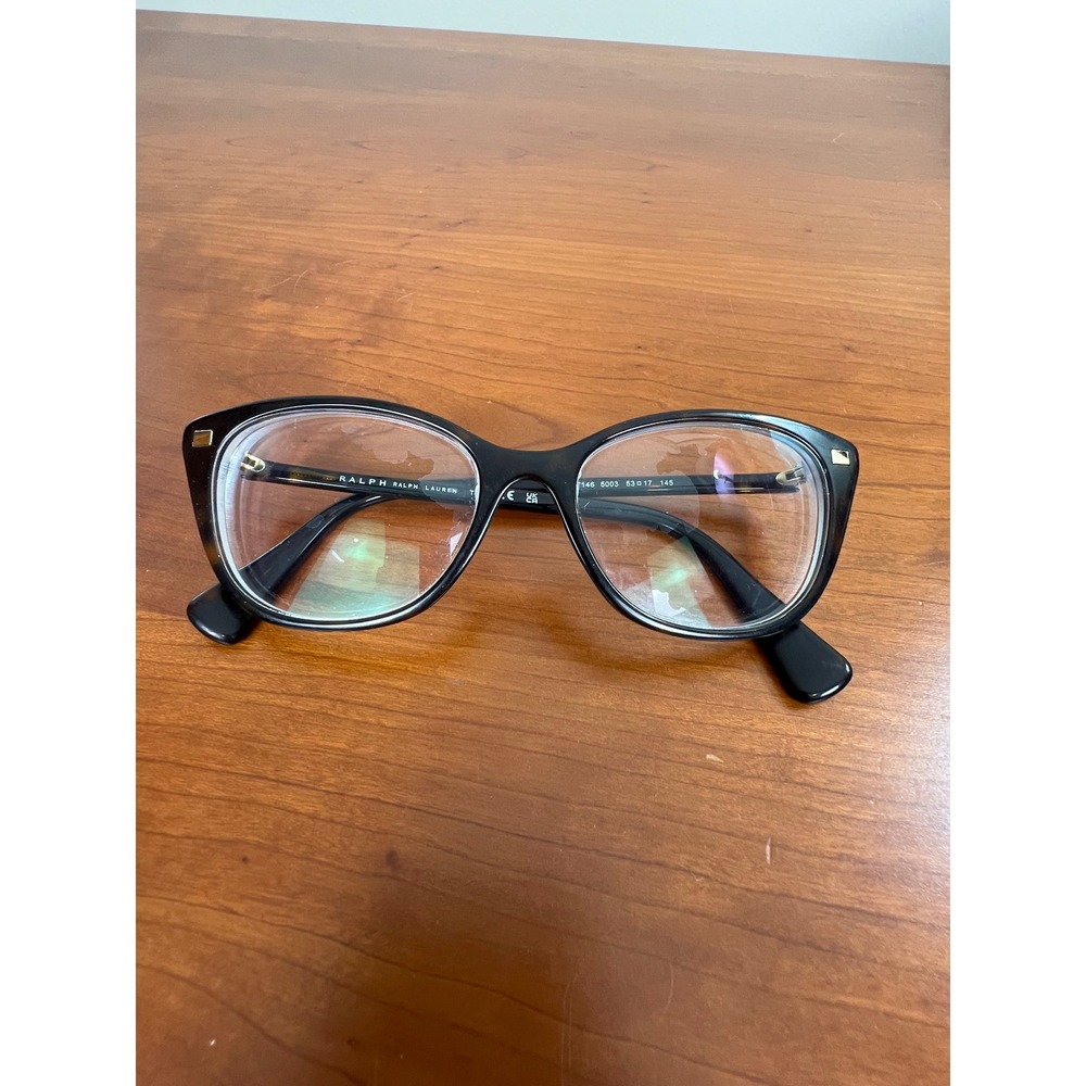 Ralph Lauren RA7146 5003 Dark Havana Tortoise Cat Eyeglasses Frames 53-17-145